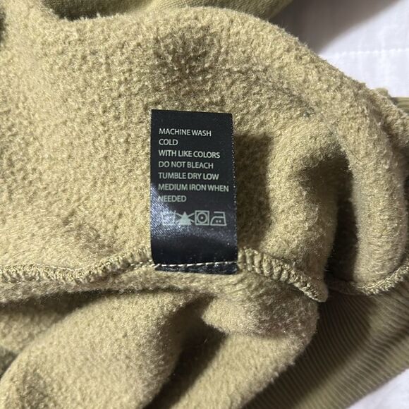 FREE PLANET S Men’s Camo Olive Green Cotton Blend Full Zip Hoodie Sweatshirt - Picture 13 of 16